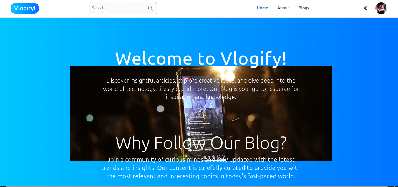 📝 Vlogify &mdash; Full-Stack Blogging Platform
